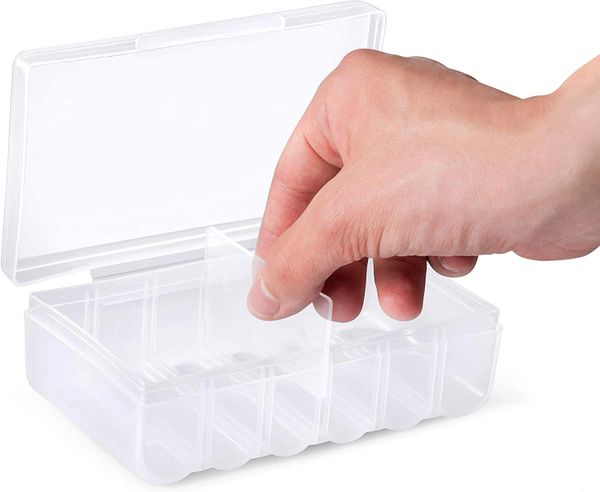 AA Battery Box Organizer Battery Battery Storage Box Sleek Design