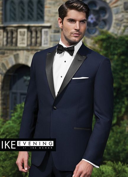 IKE Behar Evening Navy 'Blake' Tuxedo C1015