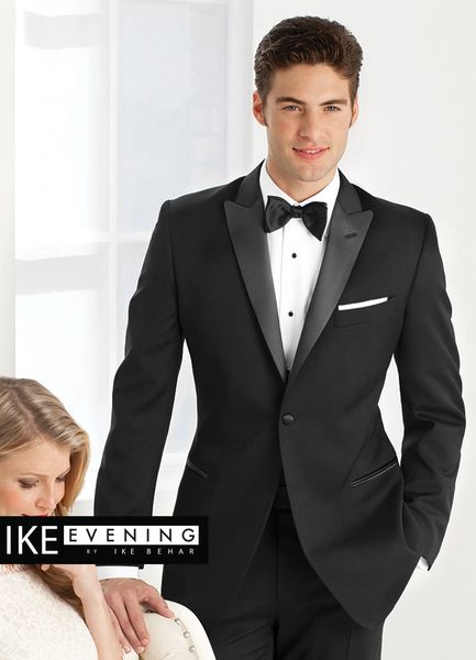 IKE Behar Evening black 'Jackson' slim tuxedo C1001