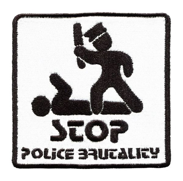 Stop Police Brutality Patch 8cm