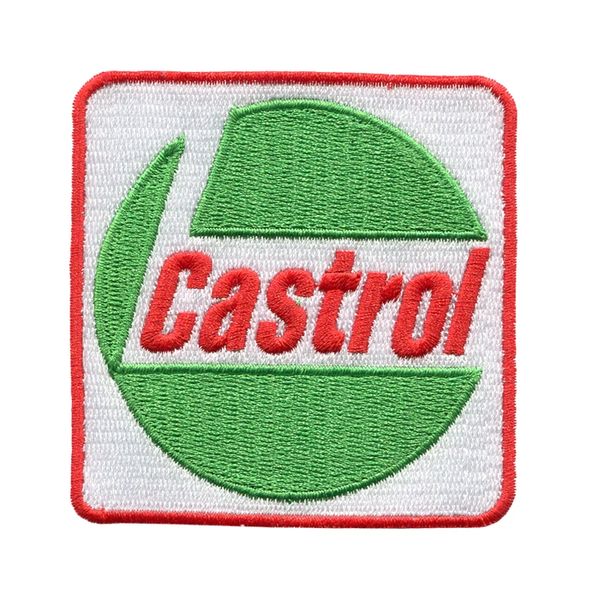 Vintage Style "Castrol" 1970's 80's Oil Patch 7.5cm