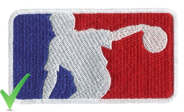 Bowling USA Silhouette Patch 9.5cm x 5.5cm