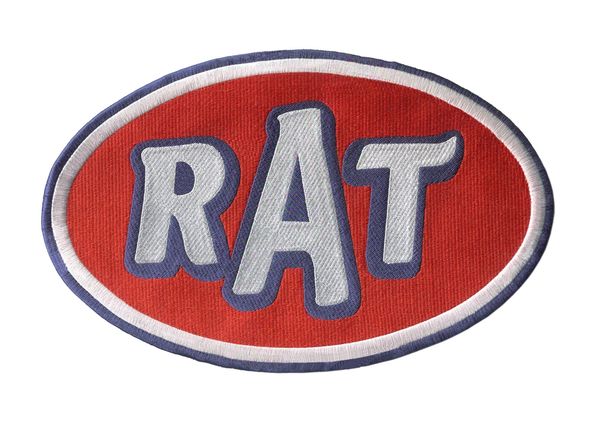 RAT XXL Patch Rat Rod Hot Rod 30cm (9cm also available)
