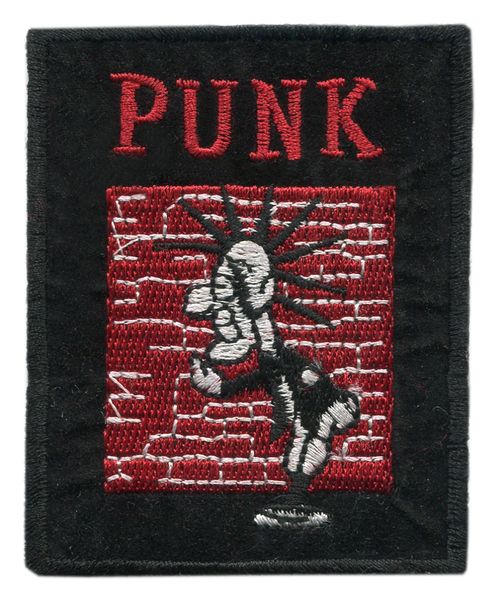 Vintage Style Punk Rock Patch 8cm