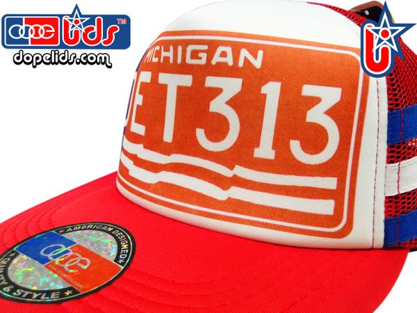 smARTpatches Truckers 79eighty Michigan 1976 License Plate DET 313