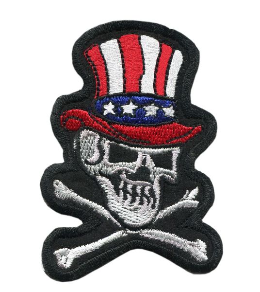 Skull Patch USA Tophat 7cm
