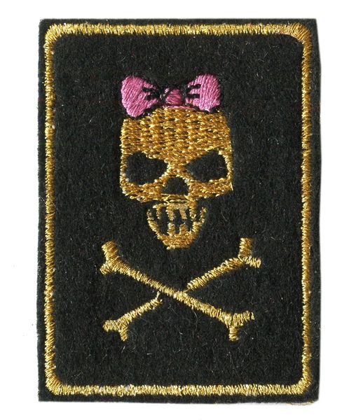 Skull Patch Girly Skulls 6cm