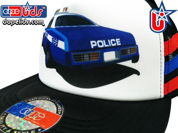 smARTpatches Truckers 79eighty Police Car Vintage Style Trucker Hat