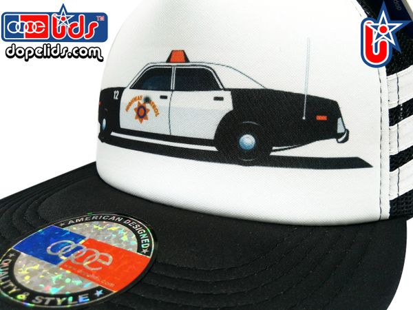 smARTpatches Truckers 79eighty Police Car Vintage Style Trucker Hat