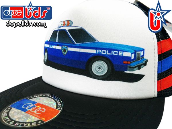 smARTpatches Truckers 79eighty Police Car Vintage Style Trucker Hat