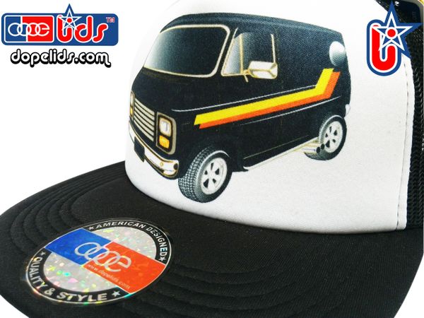 smARTpatches Truckers 79seventy Custom 70's Van Trucker Hat