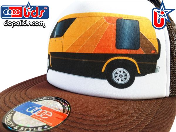 smARTpatches Truckers 79seventy 70's Custom Van Trucker Hat