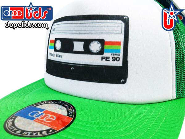 smARTpatches Truckers 79seventy 80's Cassette Tape Trucker Hat