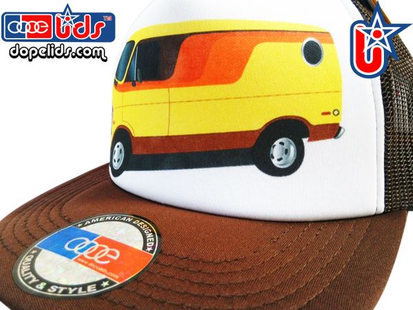 smARTpatches Truckers 79seventy 70's Custom Van Trucker Hat