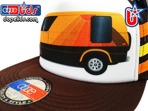 smARTpatches Truckers 79eighty 70's Custom Van Trucker Hat