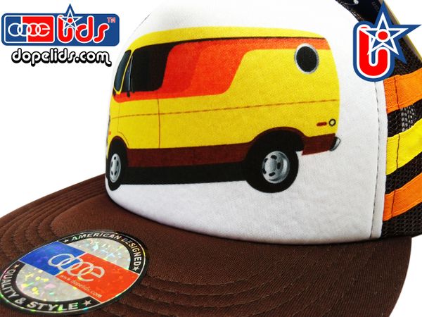 smARTpatches Truckers 79eighty 70's Custom Van Trucker Hat