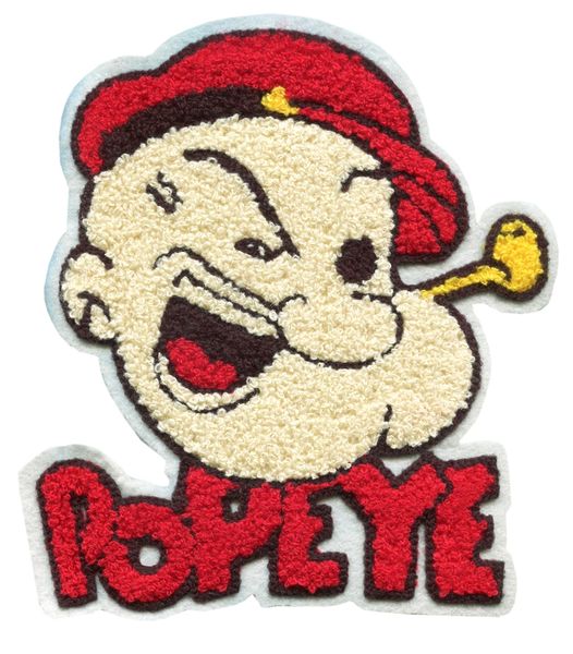 Extra Large Chenille Popeye Sailor Patch (20cm)