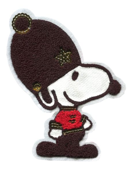 Extra Large Chenille Snoopy Dog Patch