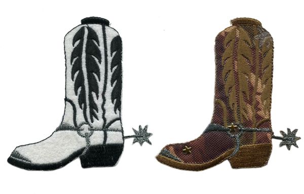 Cowboy Boot Patch 9.5cm (2 styless available)