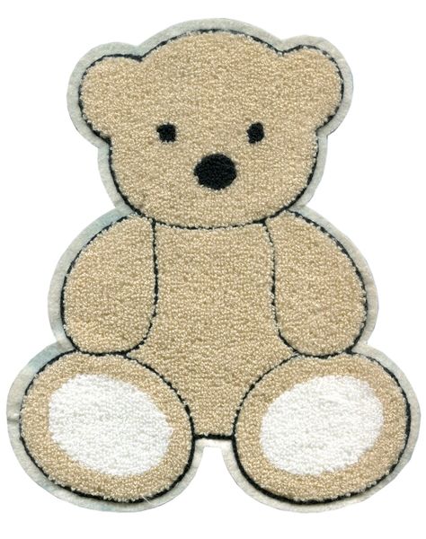 Extra Large Chenille Teddy Bear Patch (23cm)