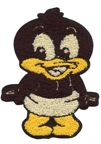 Large Chenille Baby Duck Patch 23cm
