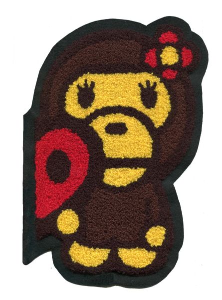 Extra Large Chenille Monkey Patch (26cm)
