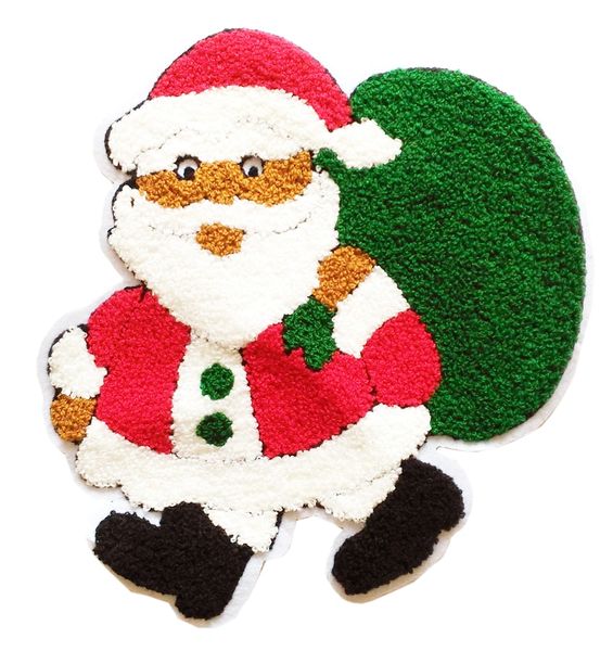 Santa Claus Patch Christmas Patch Extra Large XXL 26cm