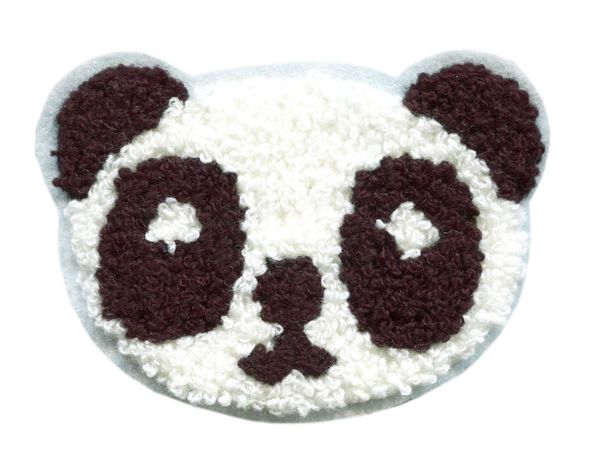 Panda Bear Patch Chenille 10cm