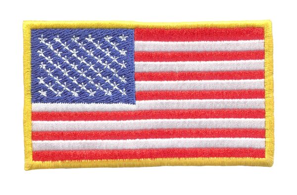 USA American Flag Patch 10cm x 6.5cm