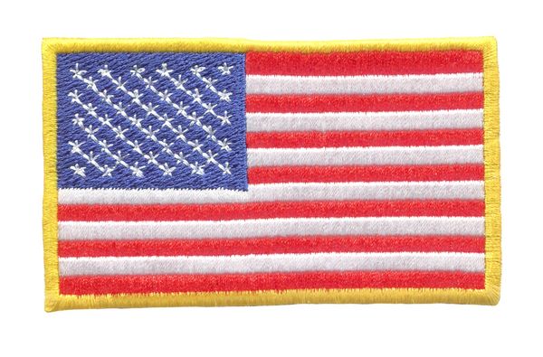 USA American Flag Patch 10cm x 6.5cm