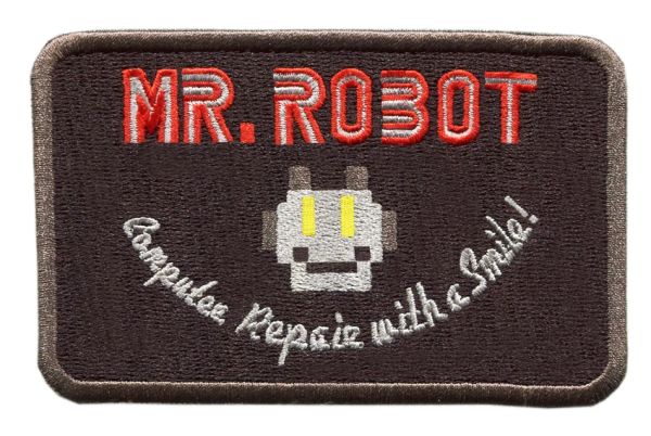 Mr. Robot Patch fsociety (Special Black) (10cm x 6.5cm) (2 Sizes Available)