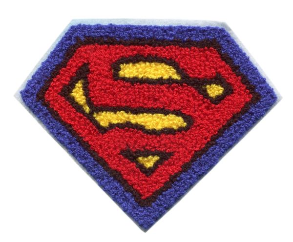 Superman Chenille Patch Large (14cm x 11cm)
