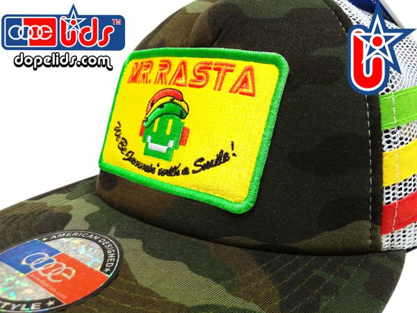 smARTpatches Truckers 89eighty Mr. Rasta Robot Vintage Style Trucker Hat