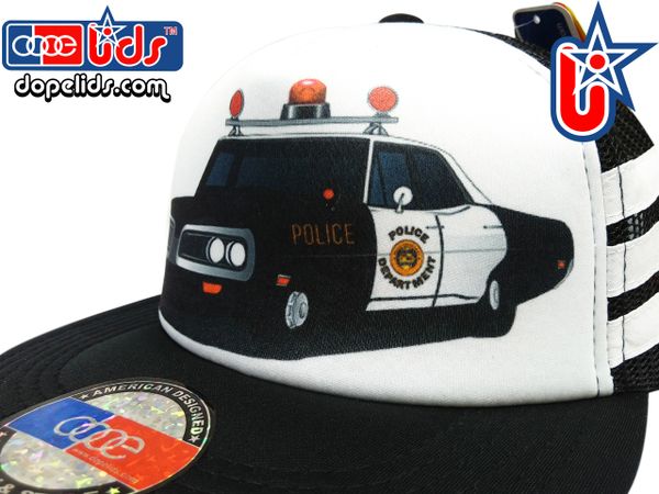 smARTpatches Truckers 79eighty Police Car Vintage Style Trucker Hat