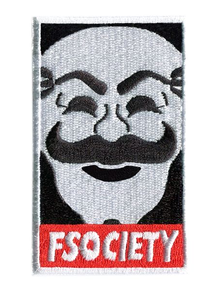 fsociety patch Mr. Robot (8cm x 5cm)