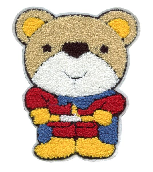 Teddy Bear Patch Cute Chenille Extra Large (19cm)