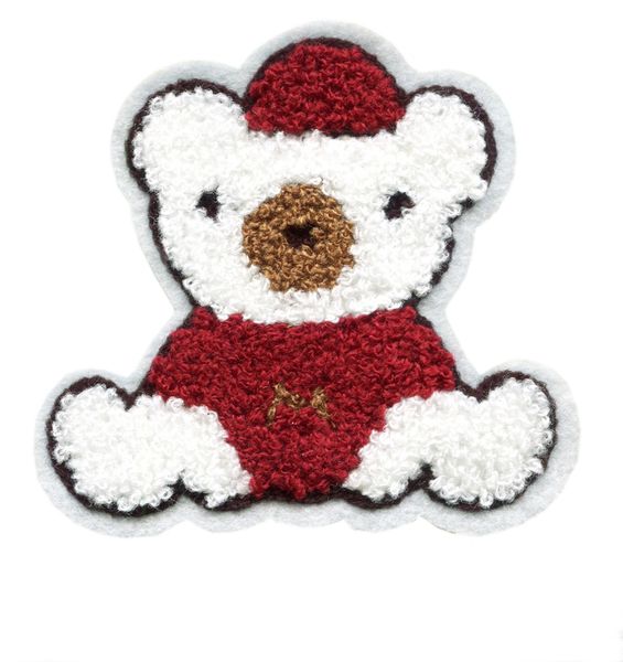 Seated Bear Patch Chenille Patch (9.5cm)