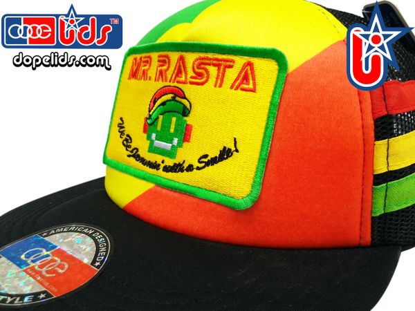 smARTpatches Truckers 89eighty Mr. Rasta Robot Vintage Style Trucker Hat