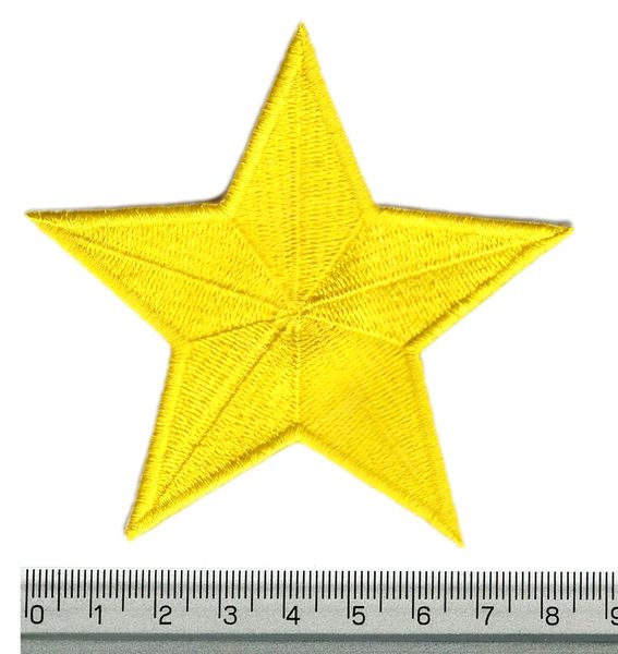 Star Patch Yellow 3.5 inch