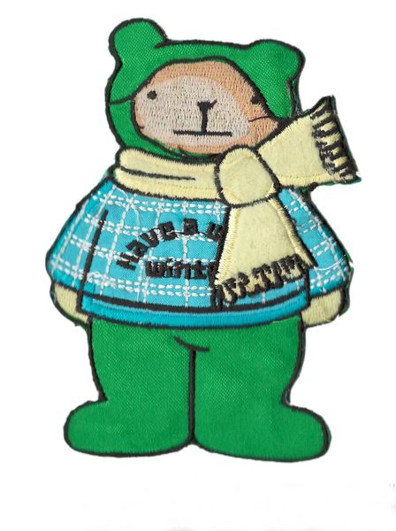 Teddy Bear Patch Winter Clothes 11cm