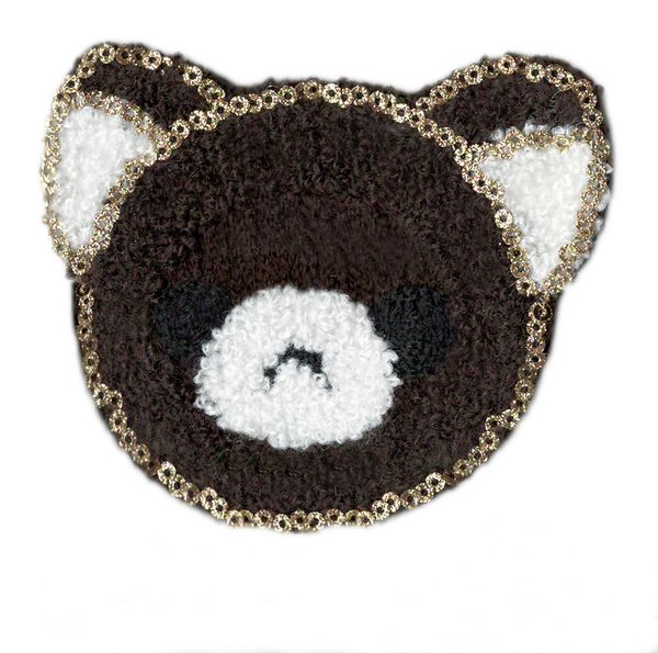 Teddy Bear Patch Chenille 9cm