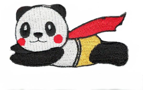 Flying Panda Bear Patch 8cm