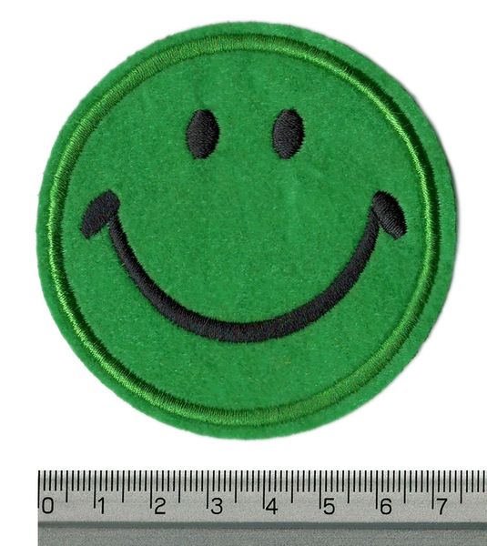 green smiley face patch vintage style smile patch badge 9cm smart patches embroidery and label llc green smiley face patch vintage style smile patch badge 9cm