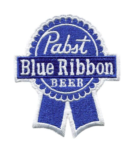 Vintage Style Pabst Blue Ribbon PBR Beer Patch 8cm