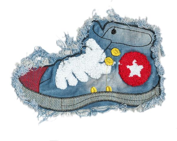 Sneaker Patch Denim XXL 21cm