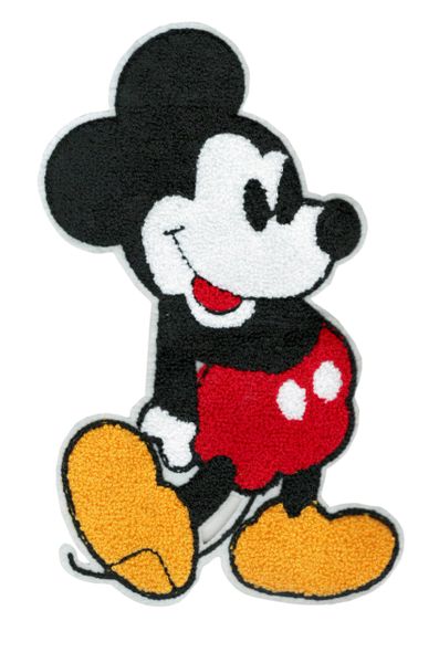 Standing Mouse Chenille Patch XXL (28cm)  smART-patches embroidery and  label, LLC