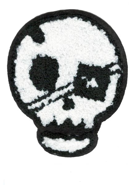 Skull Patch Large Chenille 10.5cm