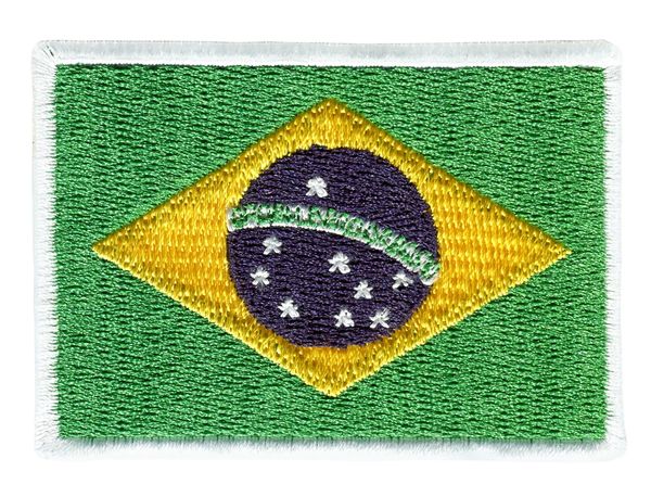 Brazil Flag Patch 7cm x 5cm