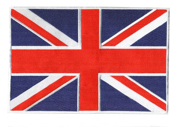 British Flag Union Jack Patch XXL 30cm