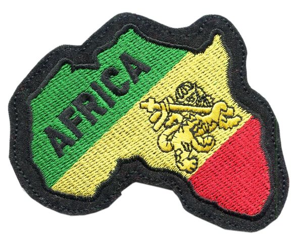 Africa Rasta Patch 11cm x 10cm